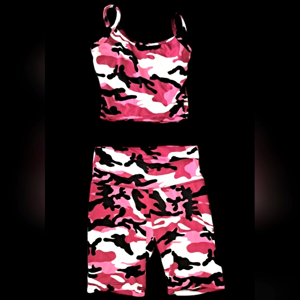 2 piece camo short